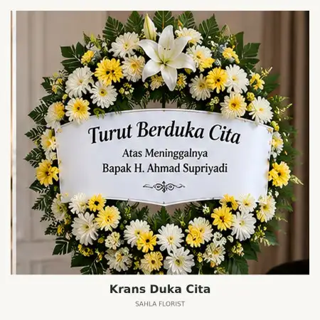 Krans Bunga Duka Prabumulih